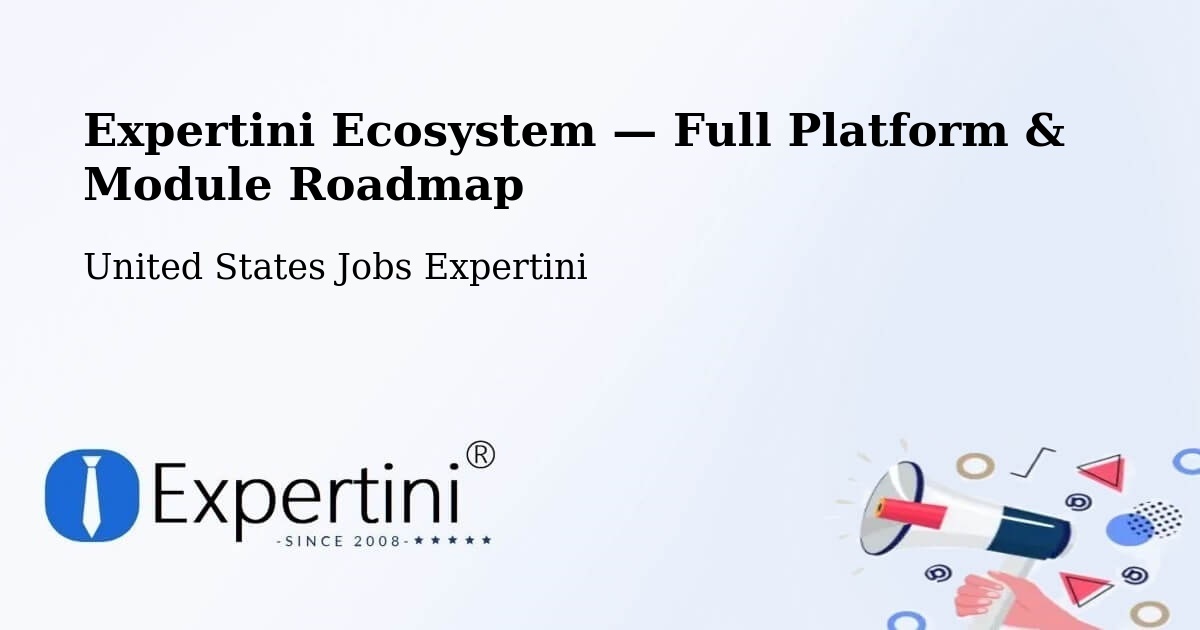 Expertini Ecosystem — Full Platform & Module Roadmap – Fairburn